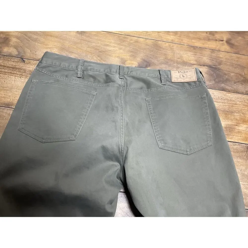 Polo Ralph Lauren Pants Men’s 38x32 Green Varick Slim Straight